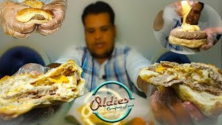 أكتر ساندويتش برجر مجنون "Oldies Juicy Lucy" the most crazy Burger"