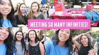 Tabling for UCLA Pink Campus Team & Meeting Infinities!