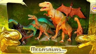 Динозавры для детей - Классные фигурки динозавров Megasaurs. Awesome dinosaur figurines
