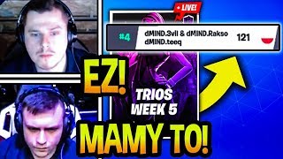 POLACY ZAJMUJĄ 4 MIEJSCE NA TURNIEJU TRIO W FORTNITE! & ( SHOTY FORTNITE )