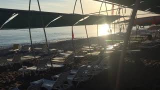 Идём с пляжа в отель Stella beach 5; May 2019 year. Стелла бич 5