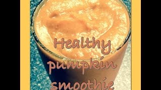 Weight Watchers - What's for Breakfast? Pumpkin Smoothie! 2 Points Plus