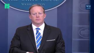 Sean Spicer Insists Trump Is "Clear" On Comey "Tapes," But Won't Say Whether They Exist
