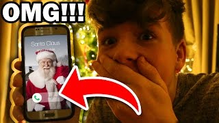 SANTA CLAUS SENT ME A VIDEO MESSAGE!!! OMG!!!