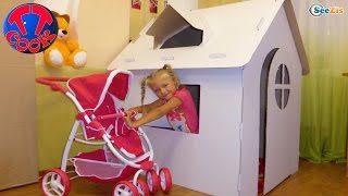 Распаковка игрушки Ярослава и Домик для кукол Видео для девочек Doll House Unboxing Toys