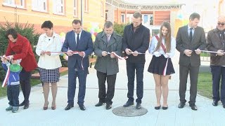 Rozbudowa Zespołu Szkół w Gminie Malbork,budowa sali gimnastycznej – oficjalnie zakończona