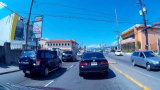 Driving In Jamaica - Mona To Half Way Tree On A Weekend Day