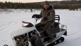 Самодельный снегоход "Турист". Часть 3