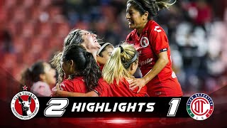 Resumen | Tijuana Femenil 2 - 1 Toluca Femenil | Liga MX Femenil - A2019  - Jornada 13 | Xolos
