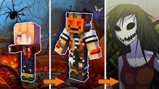 ? КАК МЕНЯЛАСЬ ДЕВУШКА ПУГАЛО МОБ И ЕЁ ЖИЗНЕННЫЙ ЦИКЛ МАЙНКРАФТ! НЕДЕЛЯ СТРАШИЛОК ХЕЛЛОУИНА #1