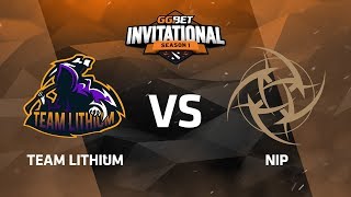 Team Lithium против Ninjas in Pyjamas, Вторая карта, Группа А, GG.Bet Dota 2 Invitational