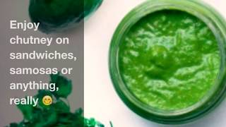 Cilantro-Avocado Chutney