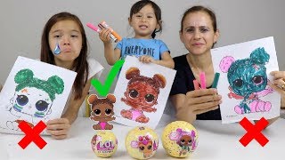 DESAFIO COLORINDO COM 3 CORES ★ EDIÇÃO LOL SURPRESA!! ★