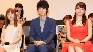 神田沙也加、本郷奏多、岡本玲が登場　舞台「ダンガンロンパ」会見(1)