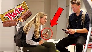 Picking Up Girls With Chocolate Bars!