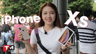 Đập hộp "muộn" iPhone Xs tại Singapore