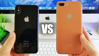 iPhone X vs iPhone 8 (mockup)!