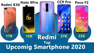 Redmi Top Upcoming Phones 2020 | Xiaomi redmi Upcoming Phones in January 2020 | 5G | 2020