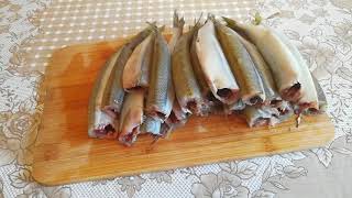 Корюшка в духовке с лимоном.