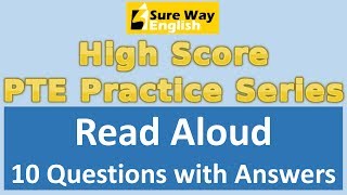 PTE Read Aloud Practice Questions with Answers