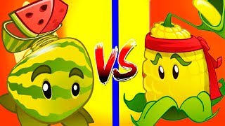 РАСТЕНИЯ ПРОТИВ ЗОМБИ  АРБУЗЫ и КУКУРУЗА Мультик ИГРА для Детей Multi Pulti Plants vs Zombies