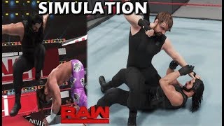 WWE 2K19 SIMULATION: THE SHIELD VS ZIGGLER & MCINTYRE | AMBROSE HEEL TURN | RAW 22/10/18 HIGHLIGHTS