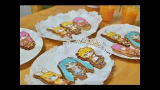 Hatsune Miku sugar icing cookies 初音ミク アイシングクッキー