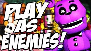 FNAF World SIMULATOR Part 1: PLAY AS ENEMY ANIMATRONICS!