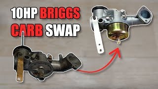 Carburetor Replacement - 10hp Briggs & Stratton [PART 1]