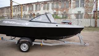 Видеообзор алюминиевой моторной лодки Неман 550 DC