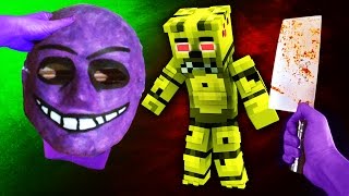 Realistic Minecraft - FNAF PURPLE GUY IN REAL LIFE!