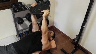 PRESS FRANCÉS CON DISCO | EJERCICIO DE TRÍCEPS