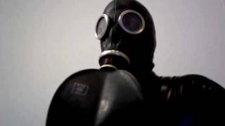 Mistress makes me wear a rebreather gas mask