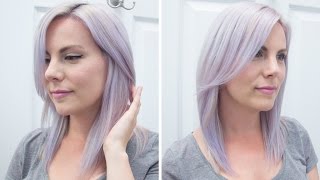 How To Dye Your Hair Lavender/Pastel Purple {Manic Panic Ultra Violet}