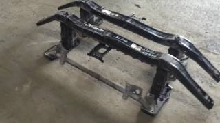 Усилитель переднего бампера Mercedes X166 GL  W166 ML Разборка  Запчасти a1666200730, a1666204901