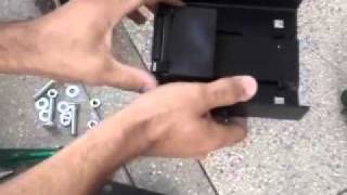 Fechadura Mul-T-lock para porta de aço(portinhola)-Manual de instalaçao