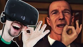 LAUGHING MYSELF SILLY | LA Noire VR - Part 2 (HTC Vive Virtual Reality Wireless)