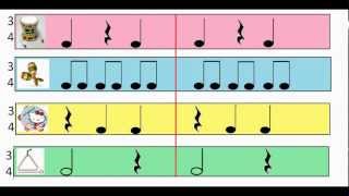 Сольфеджио для малышей 3 4