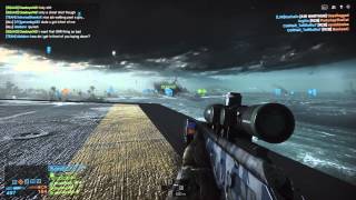 Battlefield 4 Sniping with a 40x zoom scope