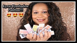 ELF BITE SIZE EYESHADOW PALETTES - SWATCHES,TRY-ON & REVIEW - ALL 8 PALETTES!!
