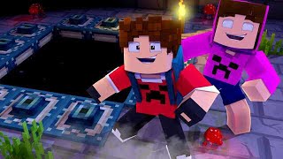 Minecraft REVERSO : ENCONTRAMOS O PORTAL SECRETO !!