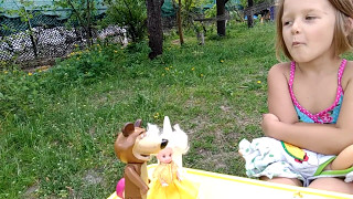 Пранк.Едим конфеты из пластилина.Маша и Медведь,фея,Беби Берн.