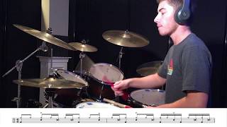 How To Play RUNAWAY by Half·Alive On The Drums! (Drum Transcription)