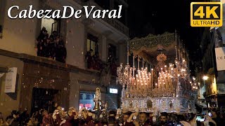 VIRGEN DE LA TRINIDAD C/CISNEROS MÁLAGA 2019 (PETALADA)