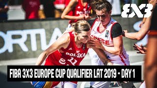 Re-Live - FIBA 3x3 Europe Cup Qualifier Latvia 2019 - Day 1 - Riga, Latvia