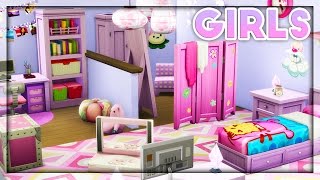 The Sims 4 | Room Build | Kids Room Stuff // Girls Room