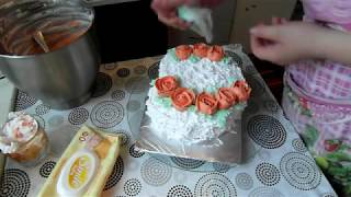 Сливочный торт сердце