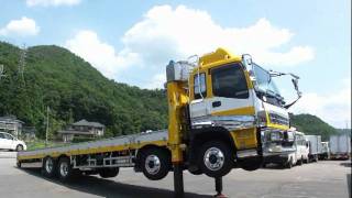 中古トラック　ギガ・セルフローダー・超極美車　作動