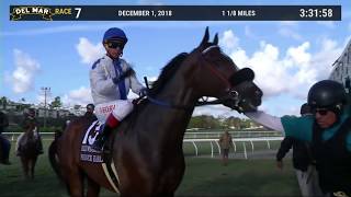 Raging Bull (FR) Wins Race 7 the Hollywood Derby (Grade I) at Del Mar 12/1/18
