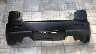 Задний бампер EVO-style на Lancer X